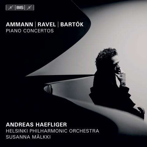 Cover image - Andreas Haefliger - CD Ammann Ravel Bartok 2021